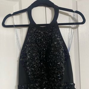 Black formal wear dress